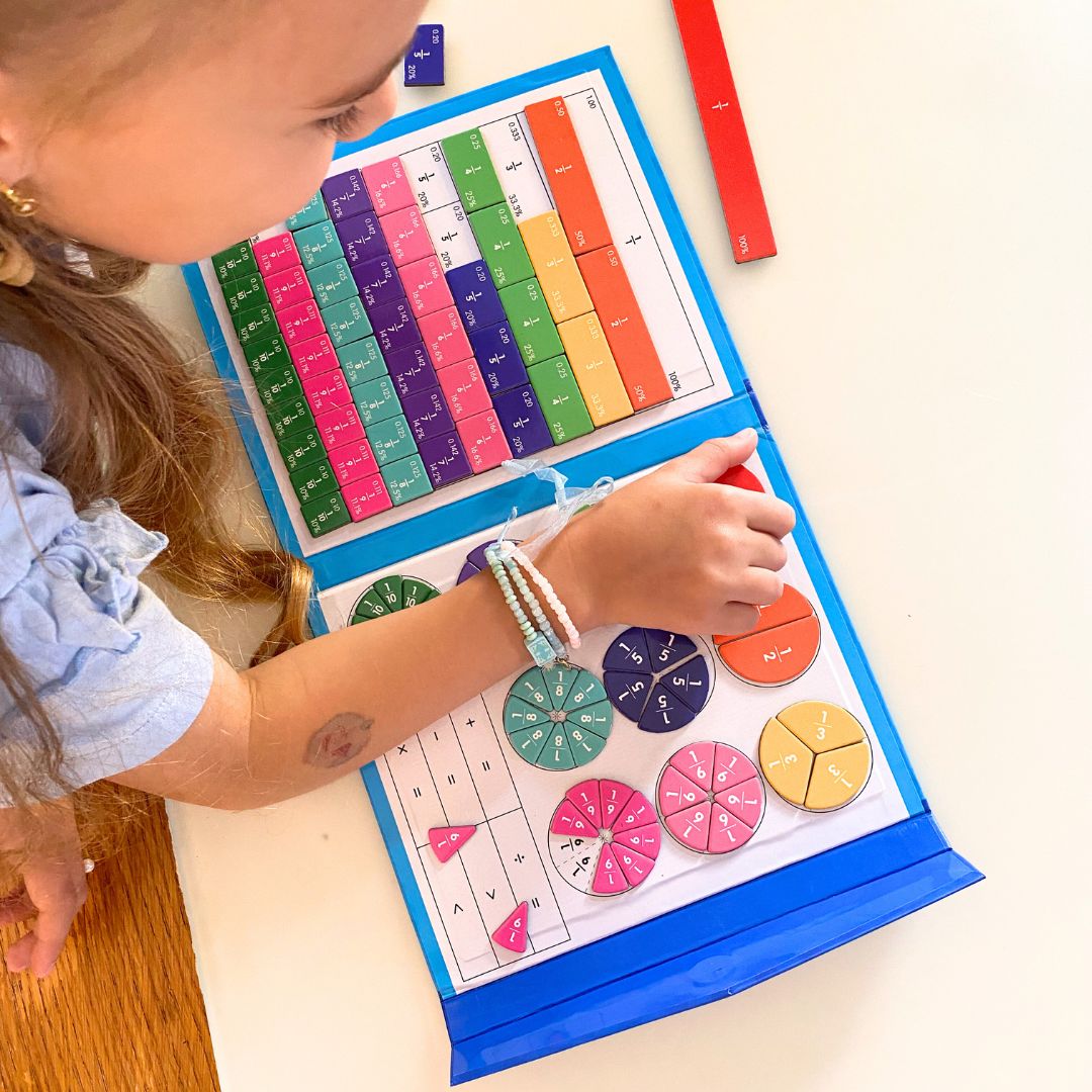 Livre de Fractions Magnétique Montessori - cisul