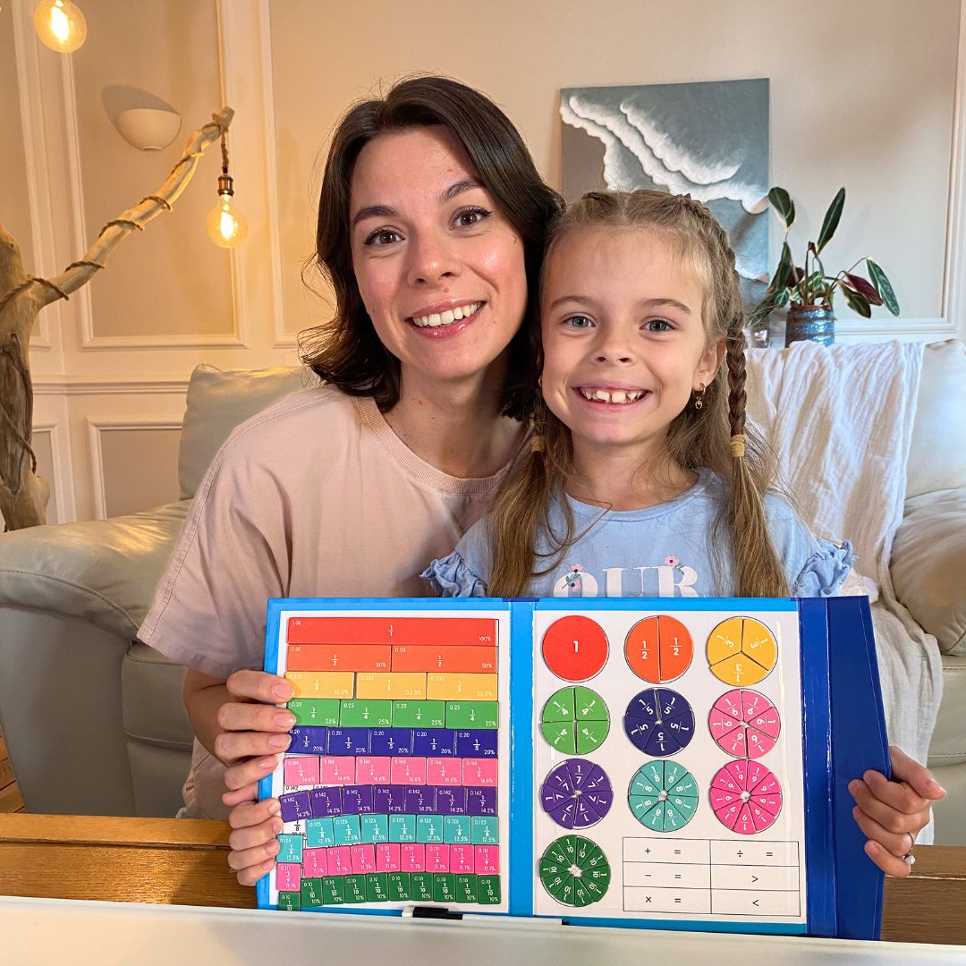 Livre de Fractions Magnétique Montessori - cisul