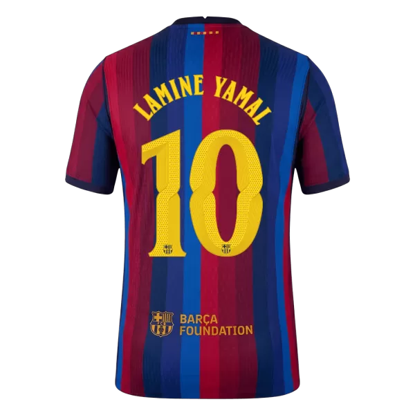 LAMINE YAMAL #10 Barcelona Home Match Jersey Player Version 2026/27 - UCL Font - Image 1