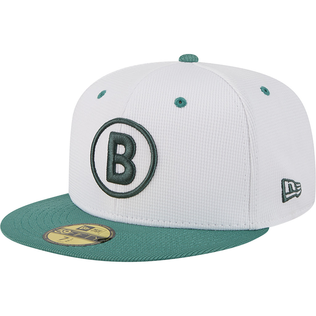 MLB Boston Red Sox New Era 2025 City Connect Batting Practice 59FIFTY Fitted Hat - White