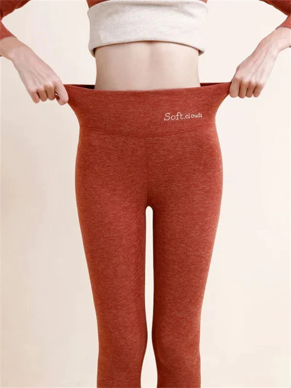 AstraWeave Cashmere-Lined Winter Leggings for Warmth