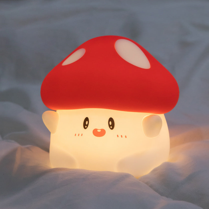Squishy Siliconen Schattige Paddenstoel LED Nachtlamp - Perfect Cadeau voor Kinderen & Meisjes