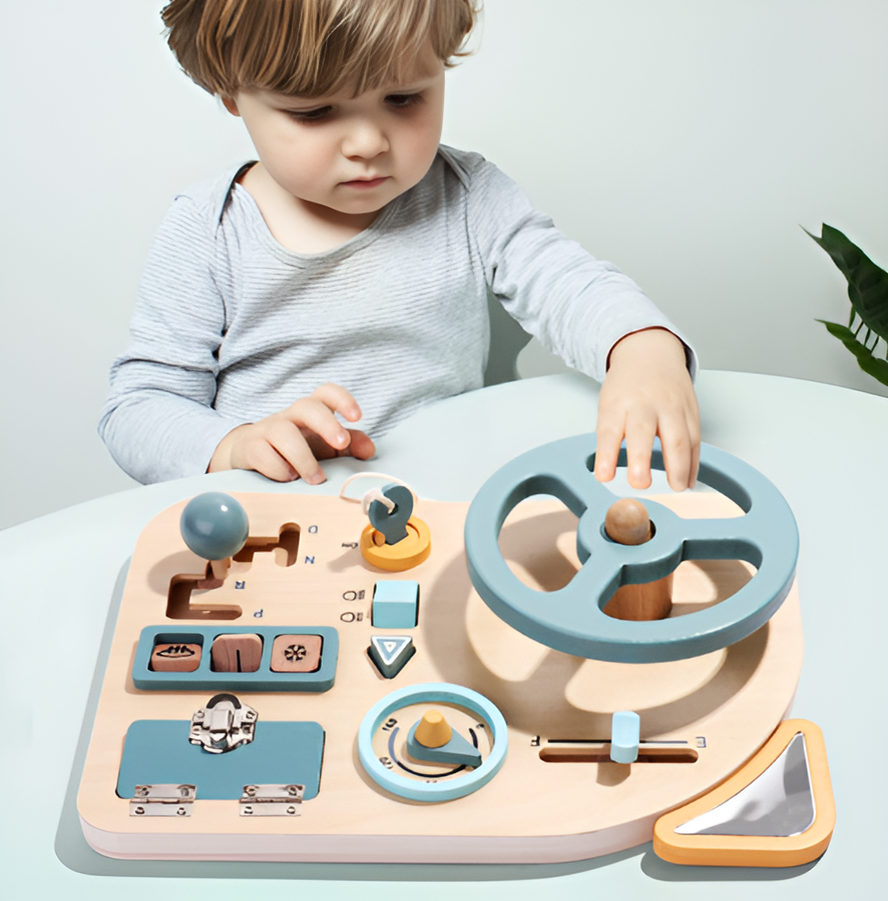 Tavola attività auto Montessori