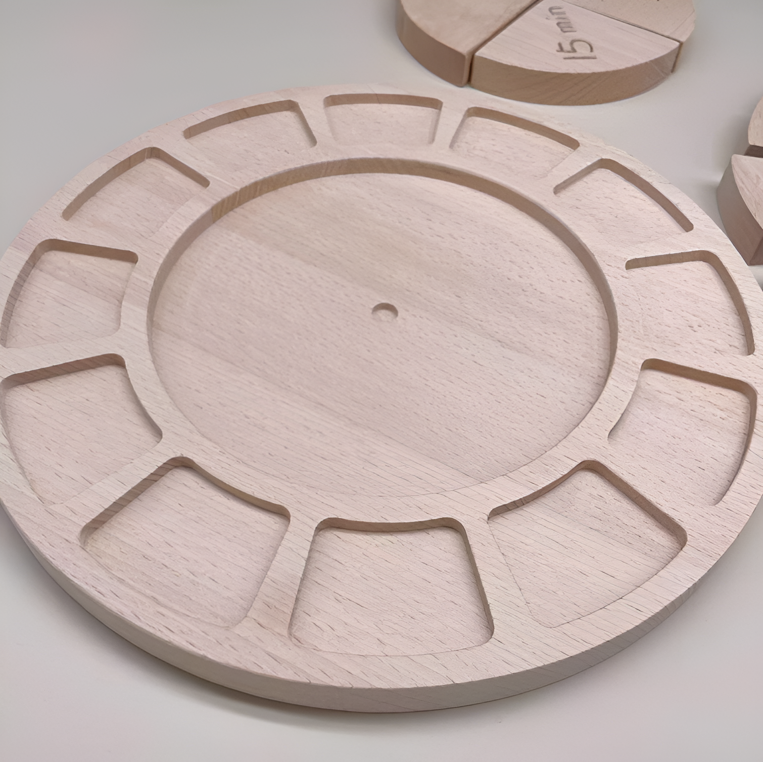 Puzzle Orologio Montessori in Legno per Insegnare l'Ora