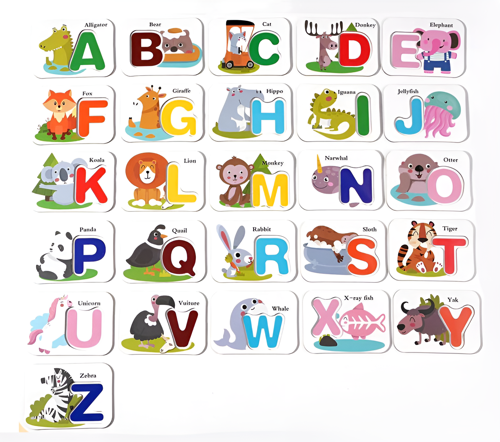 Gioco Educativo Montessori con Lettere dell'Alfabeto
