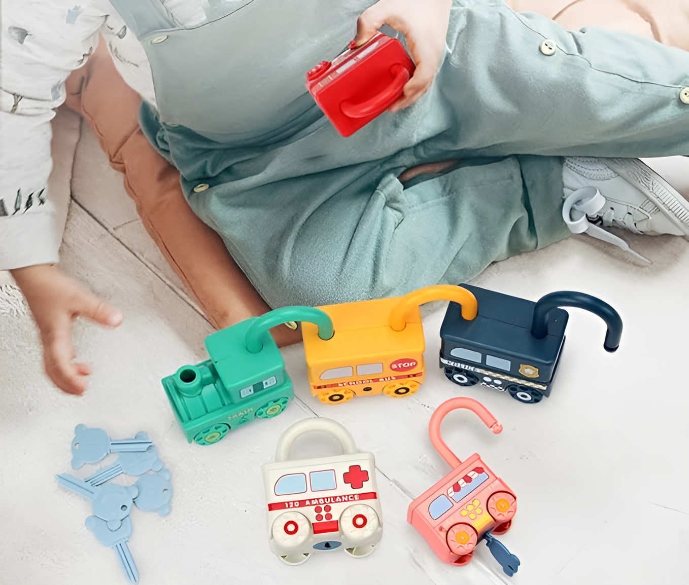 Auto Educative Lock-&-Match (Confezione da 6)