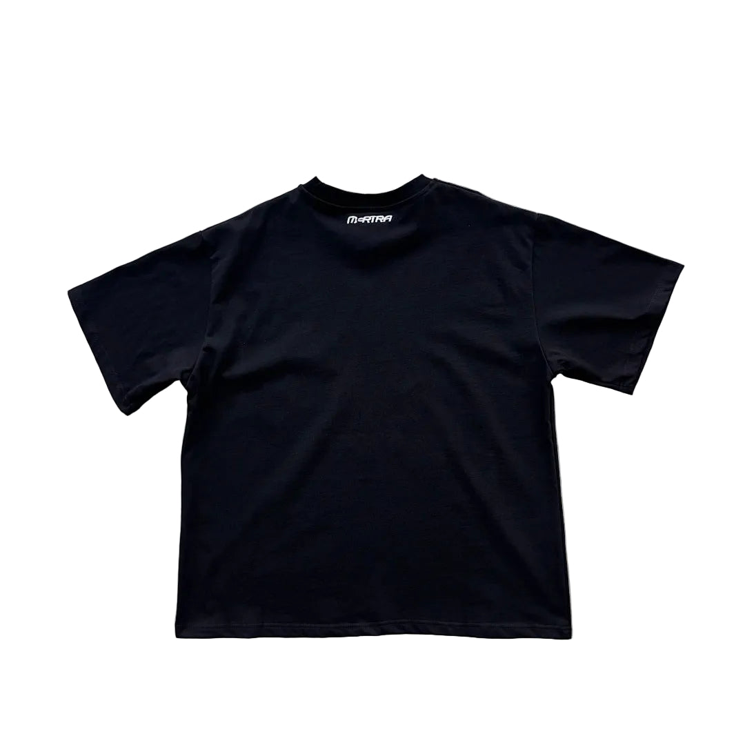 MERTRA Stacked Logo Tee Black