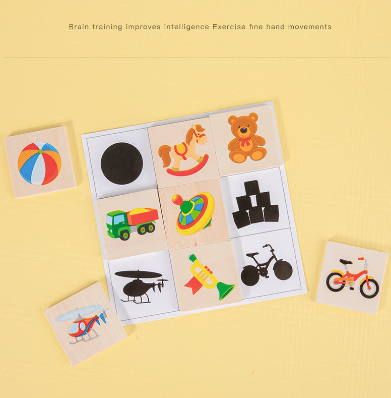 Set Montessori per abbinamento delle sfumature