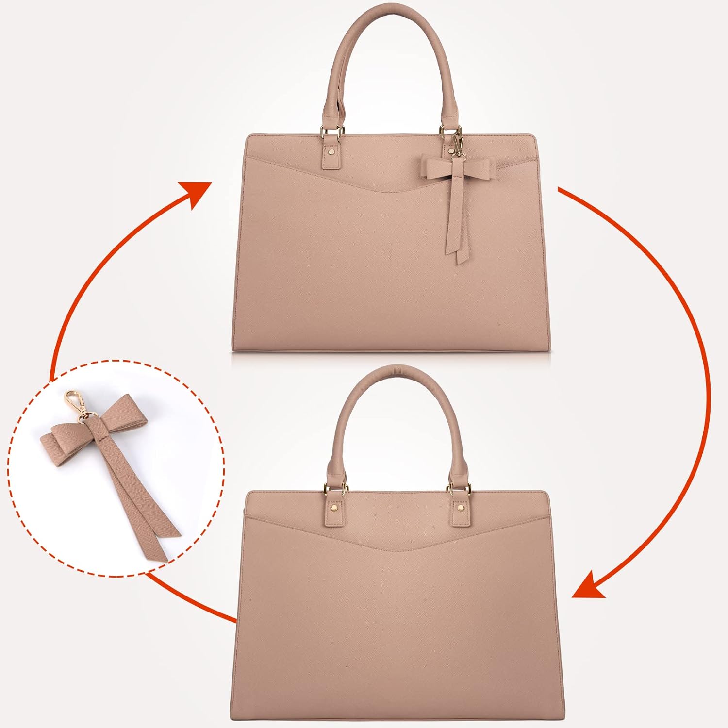 Women’s Work Laptop Tote Bag with Organised Multi-Compartment Layout