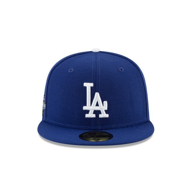 Los Angeles Dodgers 2025 World Series Participant Side Patch Royal 59FIFTY Fitted Hat