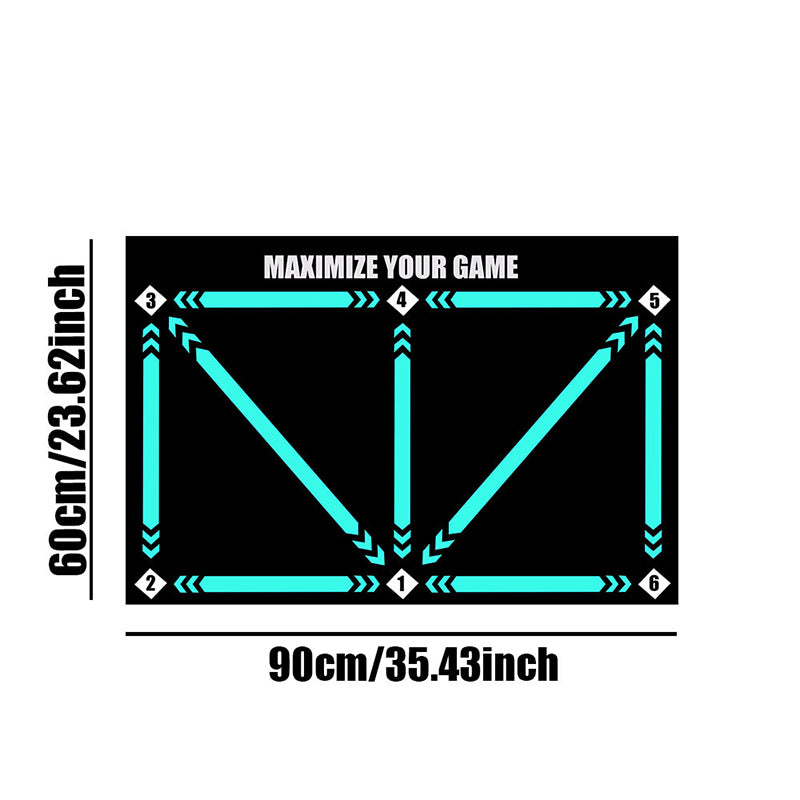 A child's best friend - Football training mat for all levels Non-slip & quiet