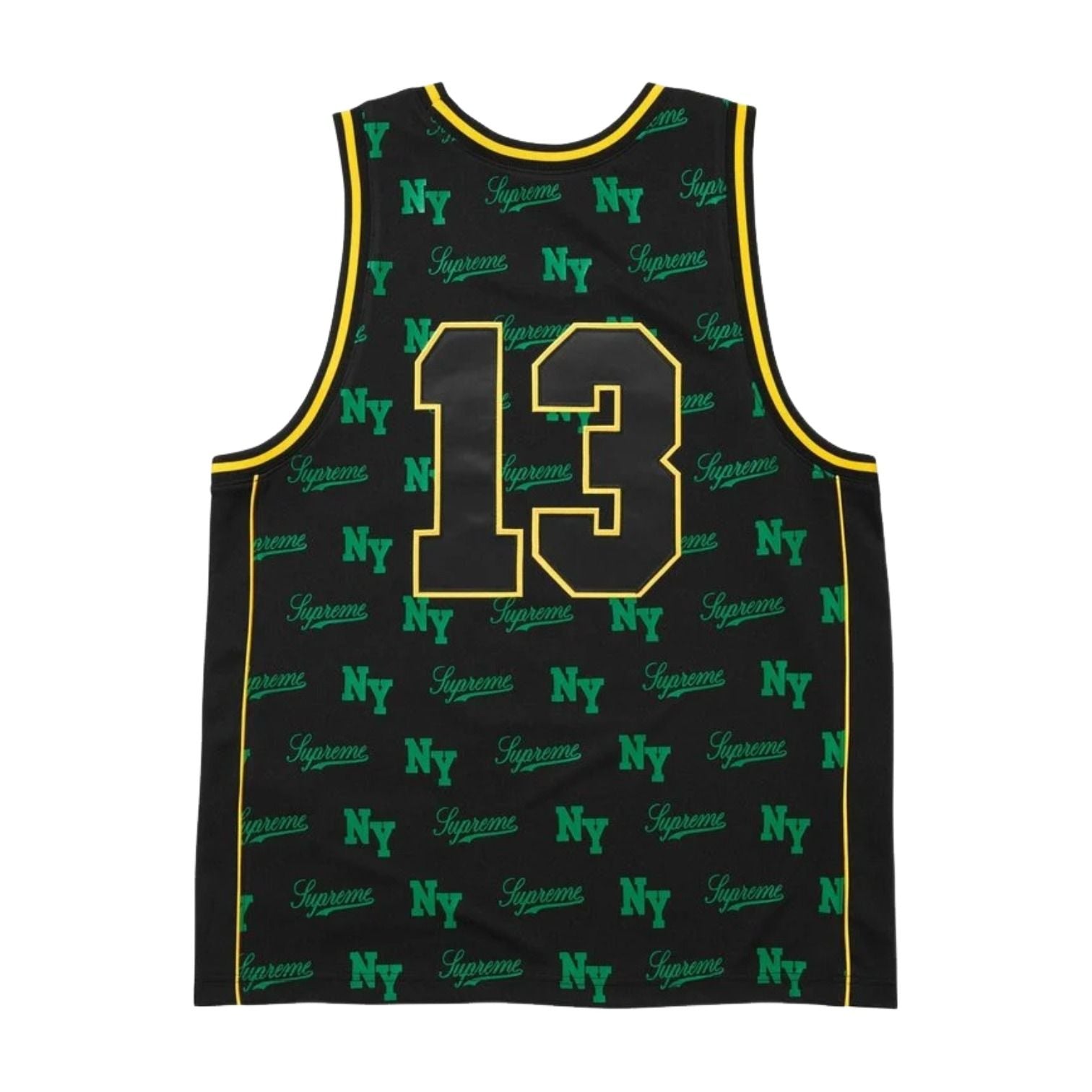Supreme SS26 Monogram Basketball Jersey Black