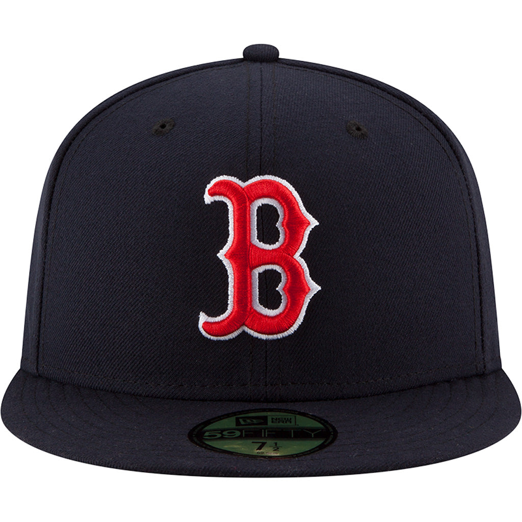 MLB Boston Red Sox Youth New Era Home Authentic Collection 59FIFTY Fitted Hat - Navy