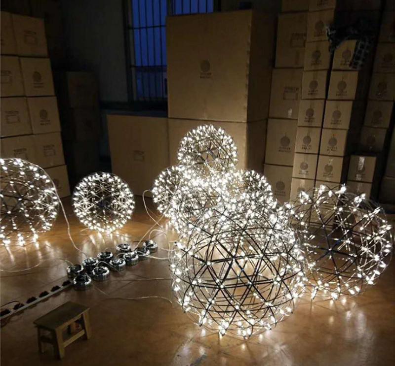 Modern Sphere Stainless Steel LED Pendant Light 1-Light