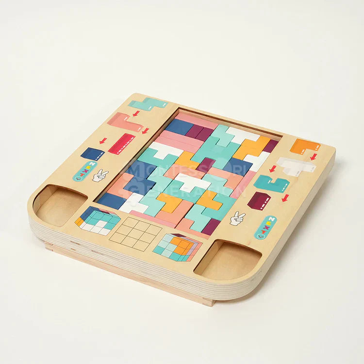 Tetris Montessori in Legno
