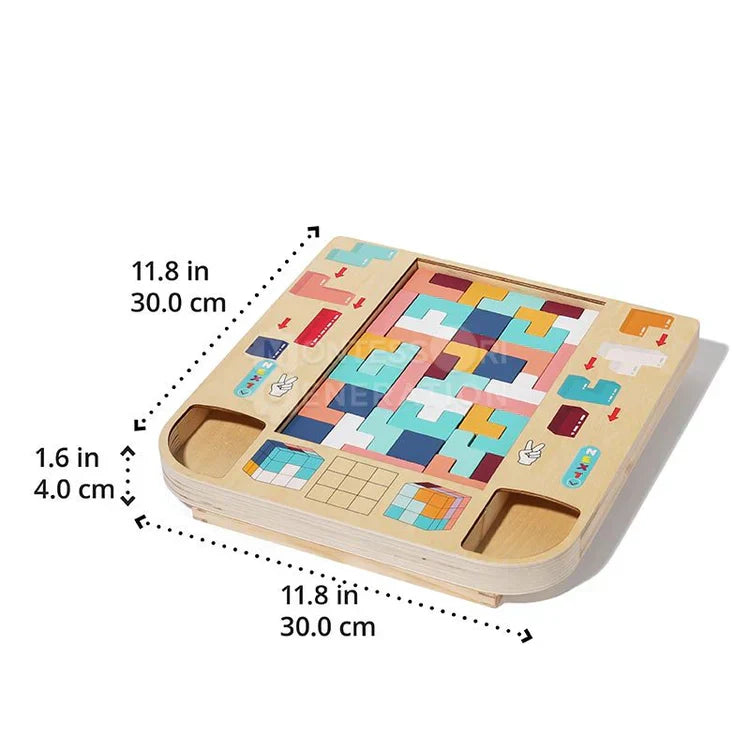 Tetris Montessori in Legno