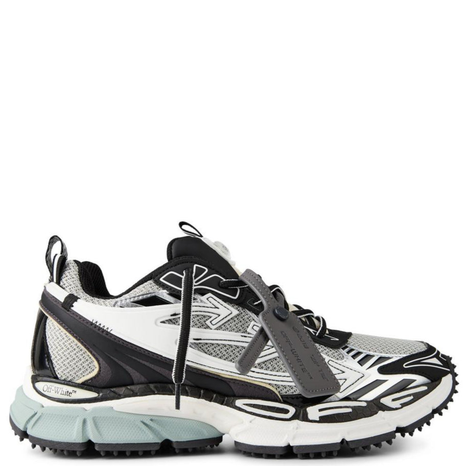 Off-white "be right back" black/grey sneakers