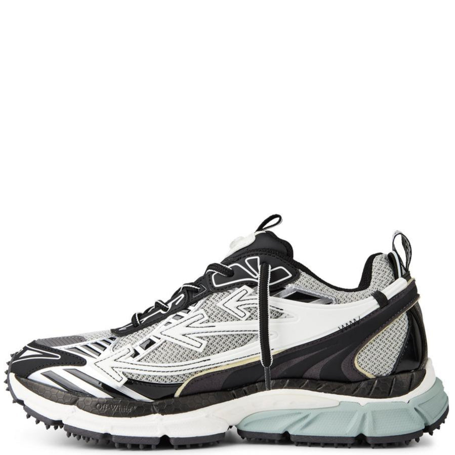 Off-white "be right back" black/grey sneakers