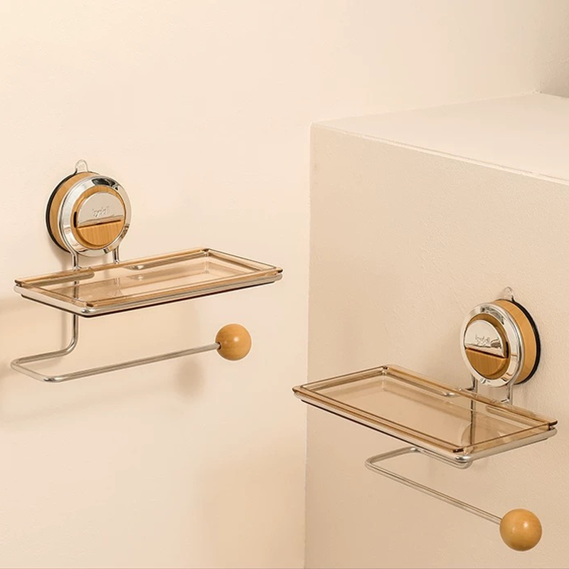 No-Drill Suction Stainless Steel Toilet Paper Holder – Rustproof & Easy to Install