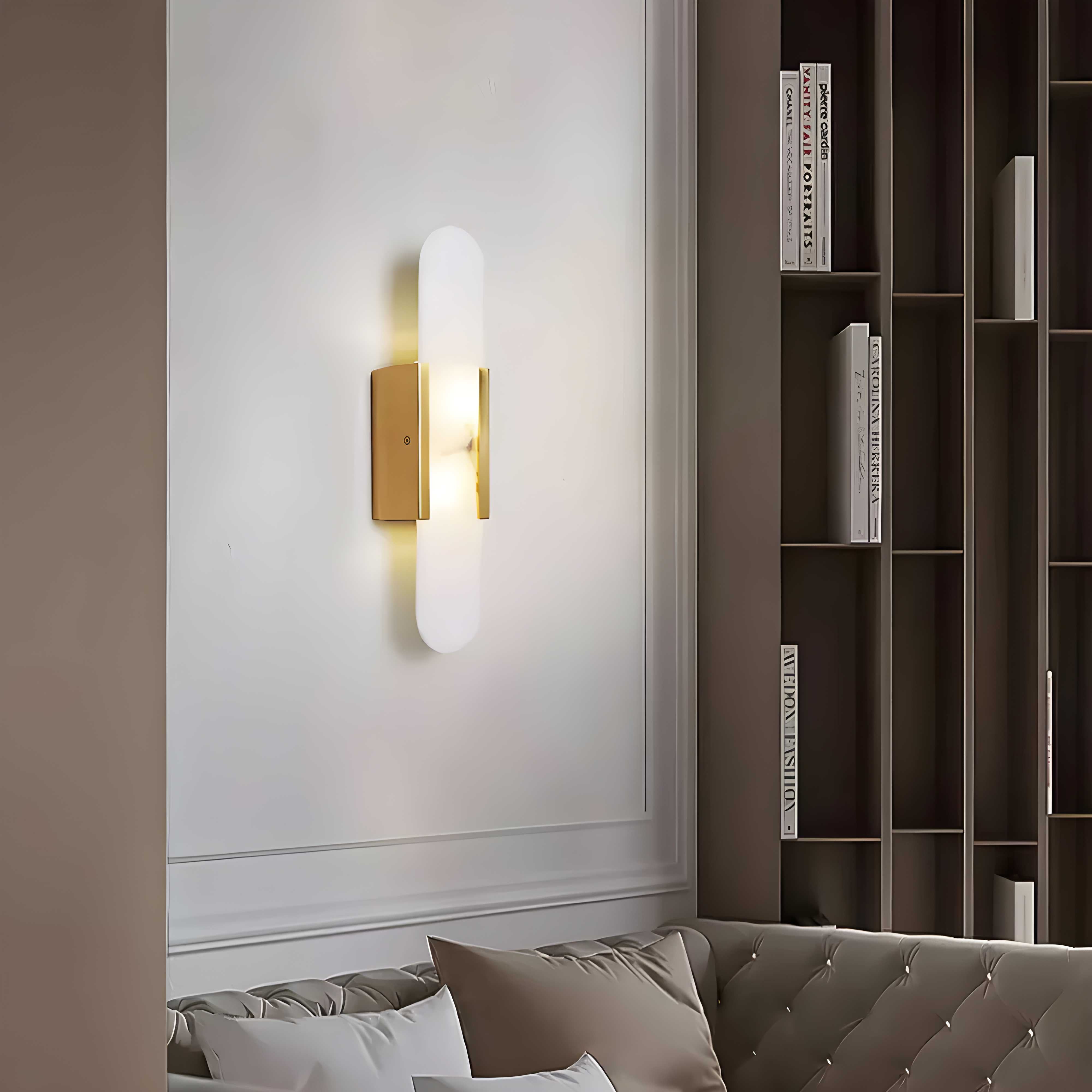 Nordic Alabaster Marble Wall Sconce LED 1-Light