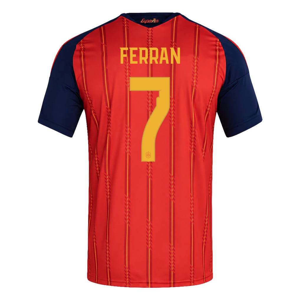 Spain 2026 Two-Star World Cup Champions Men's Home Jersey – Ferran Torres #7
