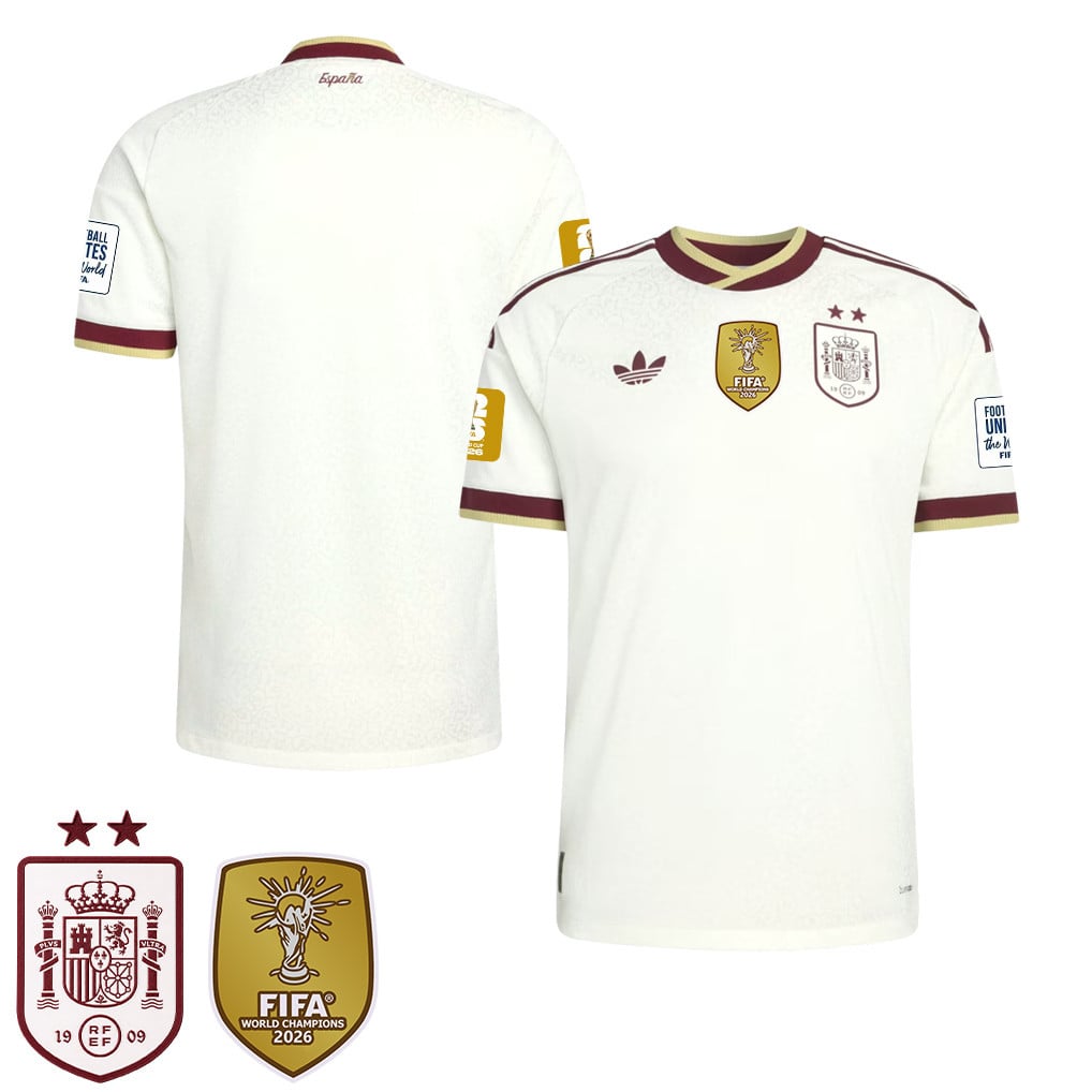 Spain 2026 Two-Star World Cup Champions Men's Away Jersey