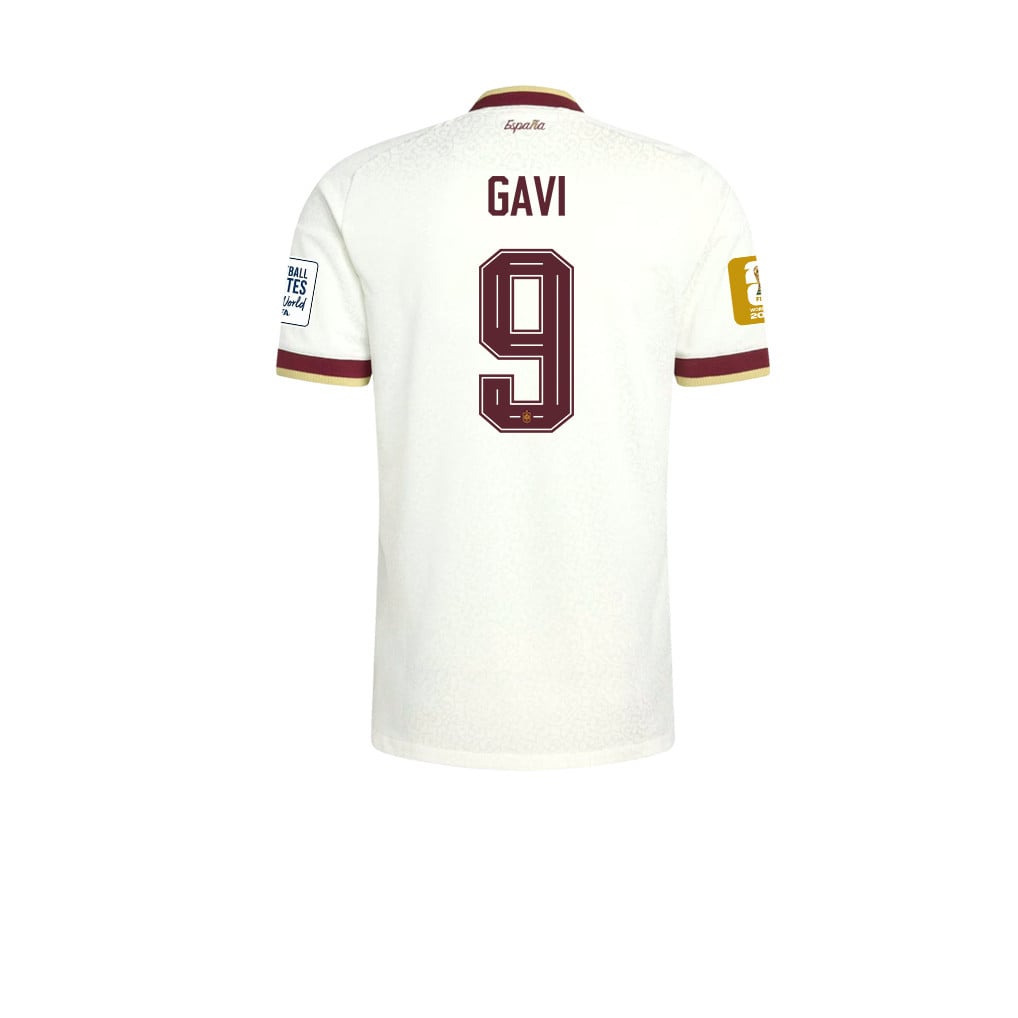 Spain 2026 Two-Star World Cup Champions Men's Away Jersey – Gavi #9