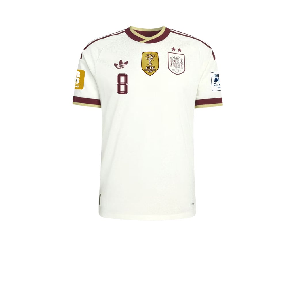 Spain 2026 Two-Star World Cup Champions Kids Away Jersey – Fabián Ruiz #8