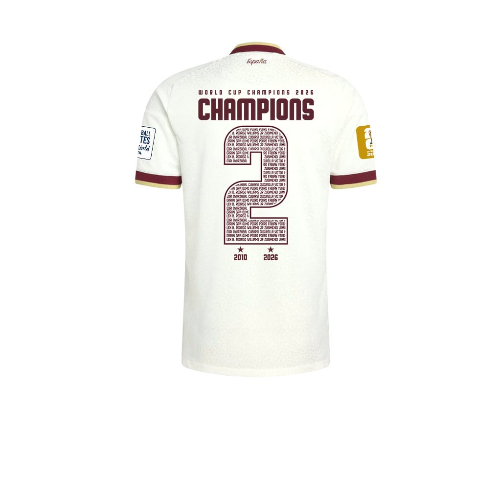 Spain 2026 Two-Star World Cup Champions Kids Away Jersey