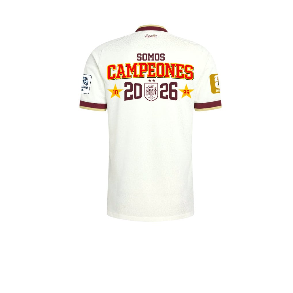 Spain 2026 Two-Star We Are Champions Men's Away Jersey