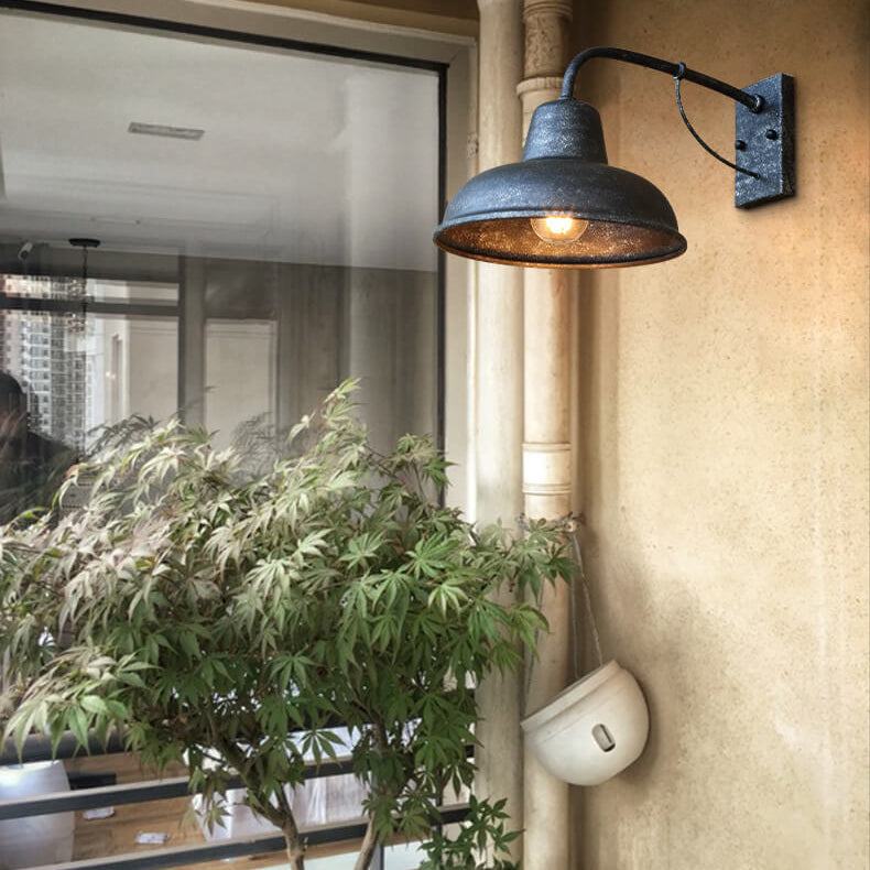 Vintage Industrial Waterproof 1-Light Outdoor Wall Sconce