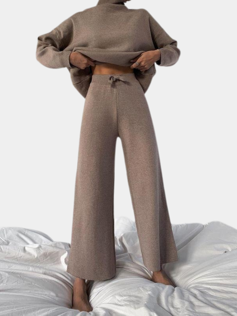 Casual Cotton Set Splicing