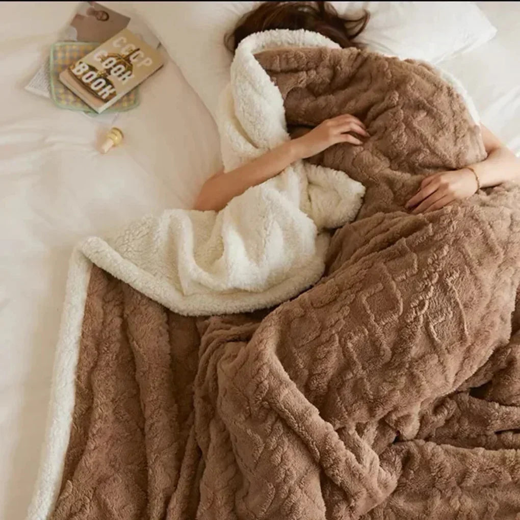 Thick Winter Lambswool Blanket