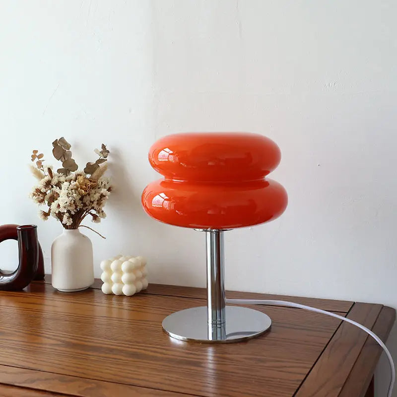 Bauhaus Glass Sculptural LED Table Lamp 1-Light