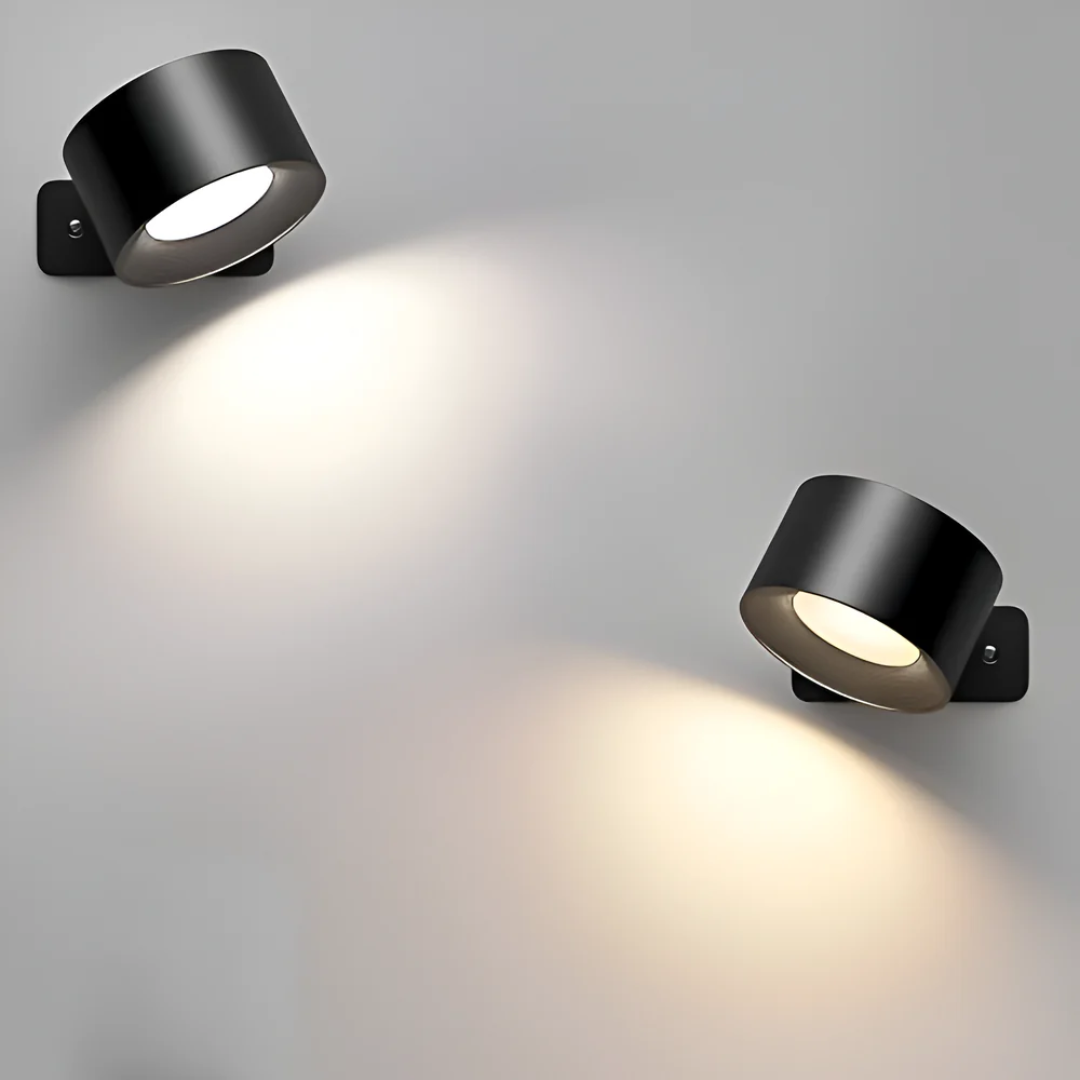 Modern Wood Grain LED Wall Light 1-Light