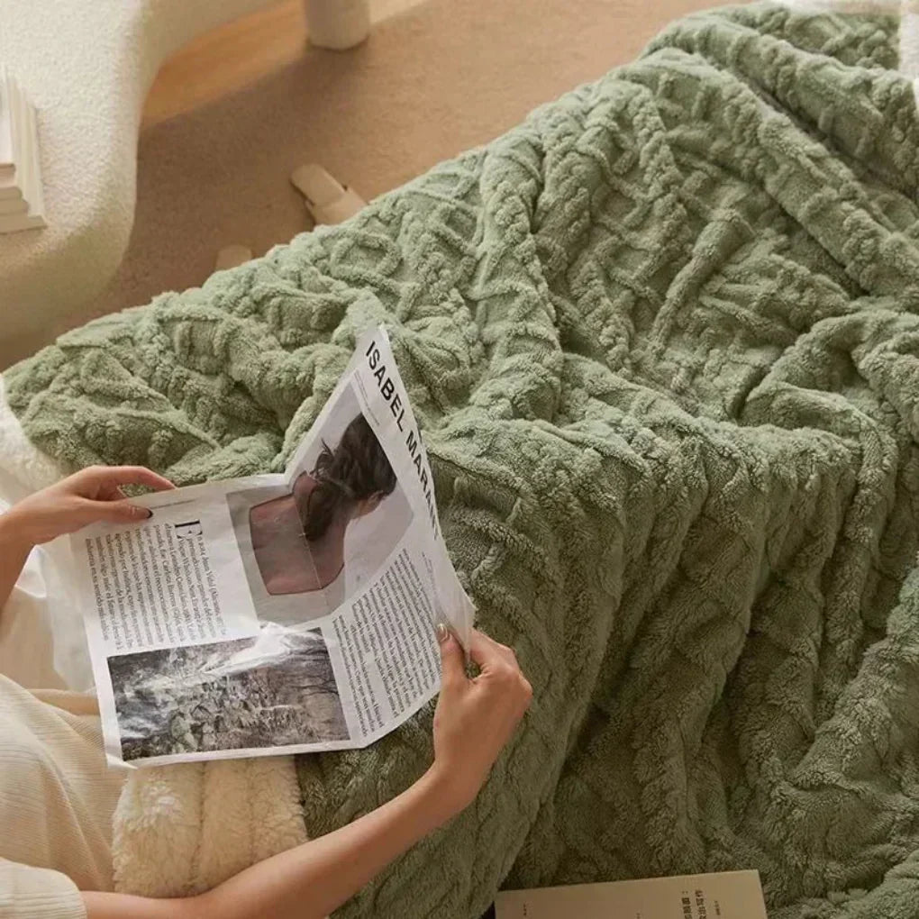 Thick Winter Lambswool Blanket