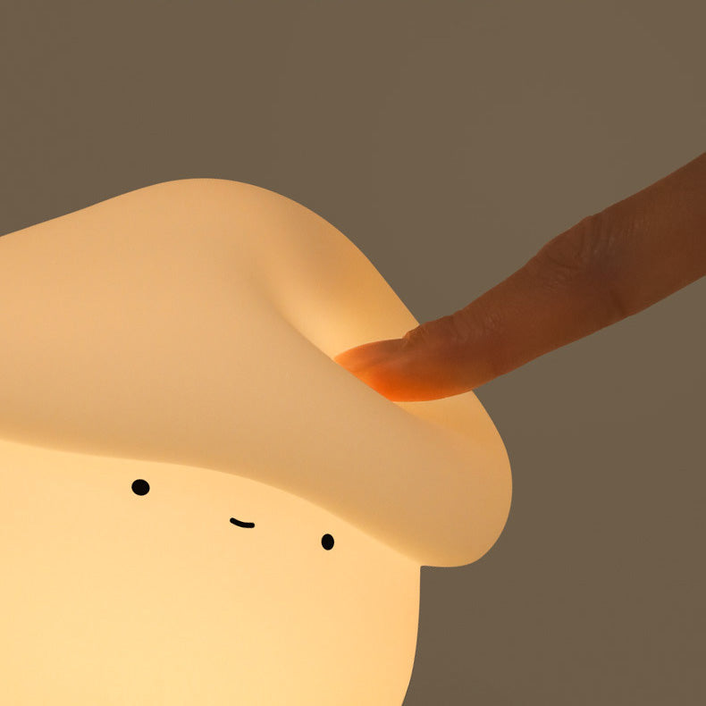 Paddenstoel LED Squishy Tap Tap Nachtlamp