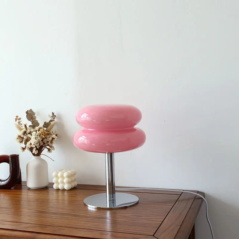 Bauhaus Glass Sculptural LED Table Lamp 1-Light