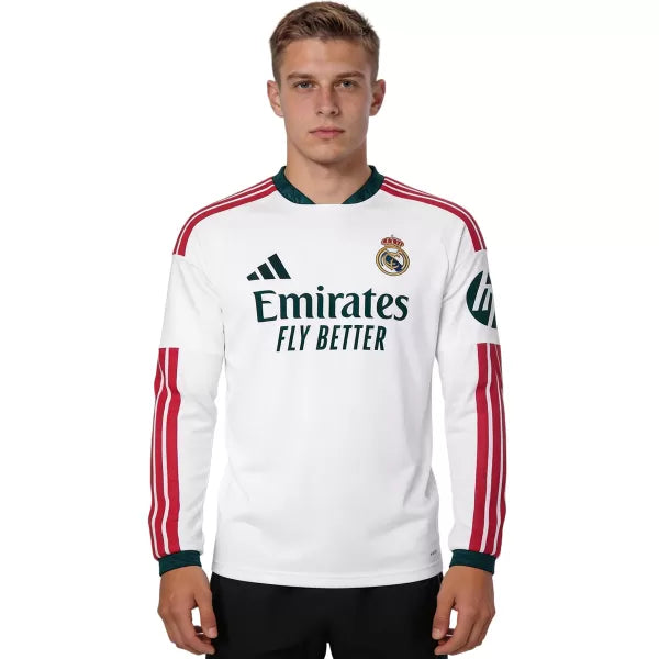 Real Madrid Home Long Sleeve Jersey 2026/27 - Image 1
