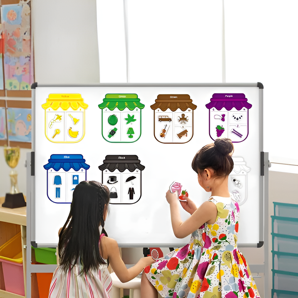 Juego de combinación de colores magnético Montessori