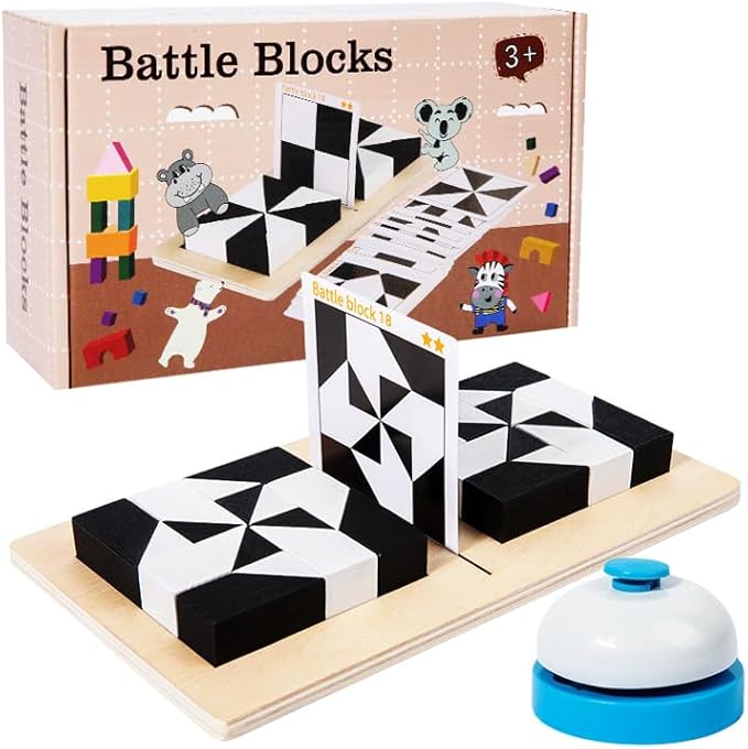 Blocchi da Battaglia Montessori in Legno