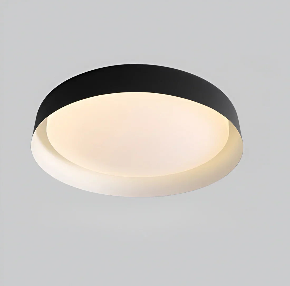 Wabi-Sabi Wood Grain Round Ceiling Light LED 1-Light