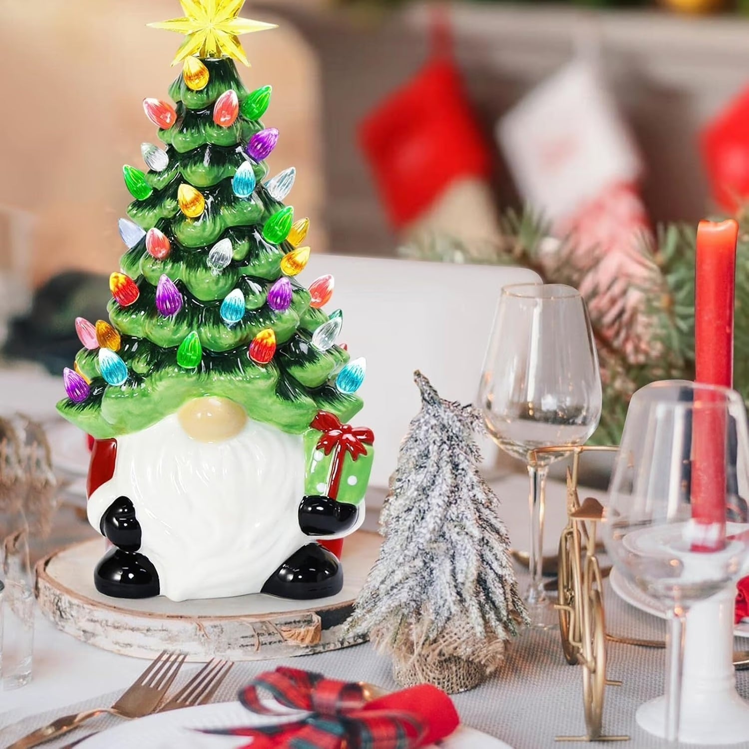 Árbol gnomo iluminado DIY - Mejor regalo para la familia