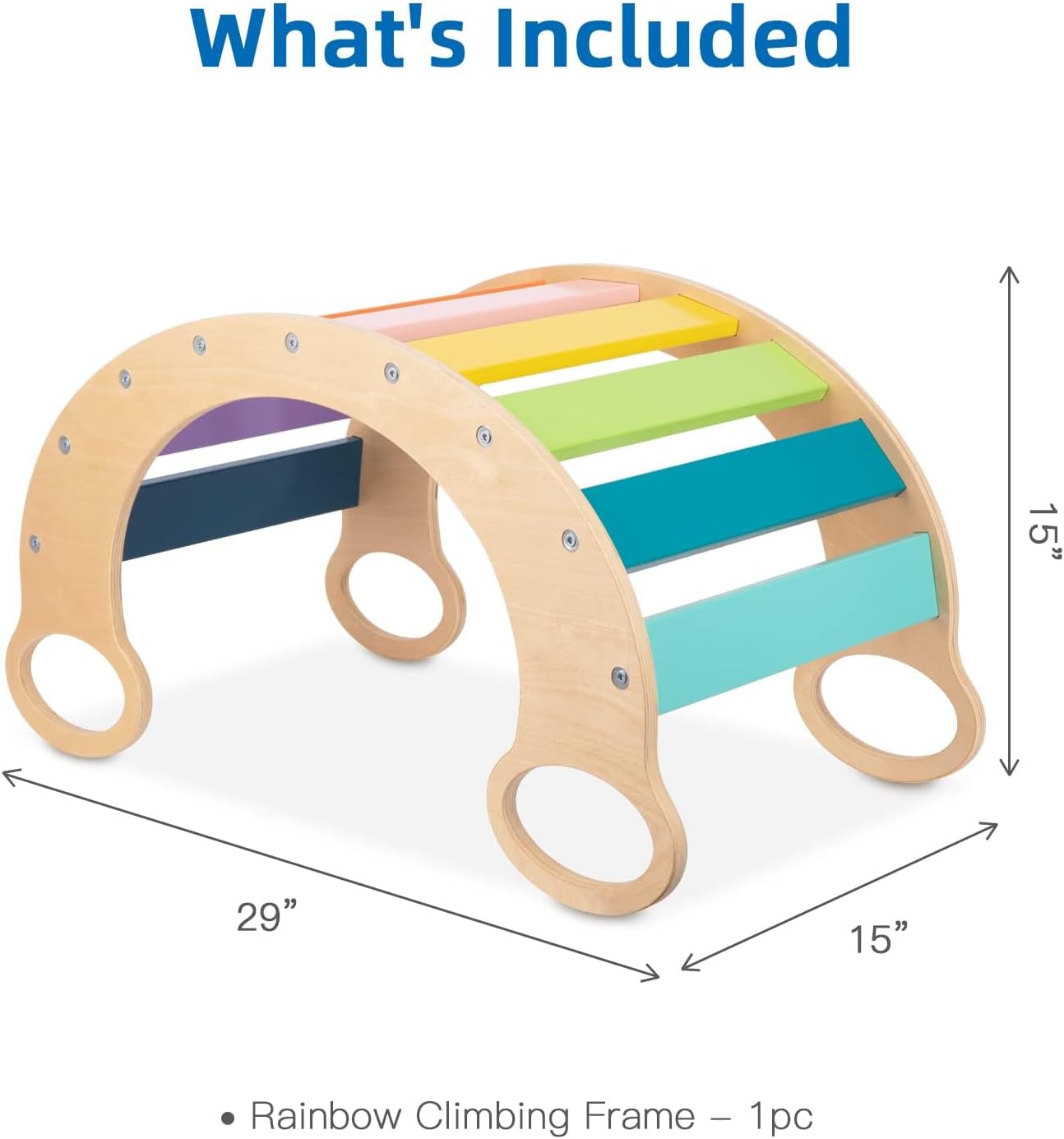 Set arcobaleno per arrampicata e equilibrio