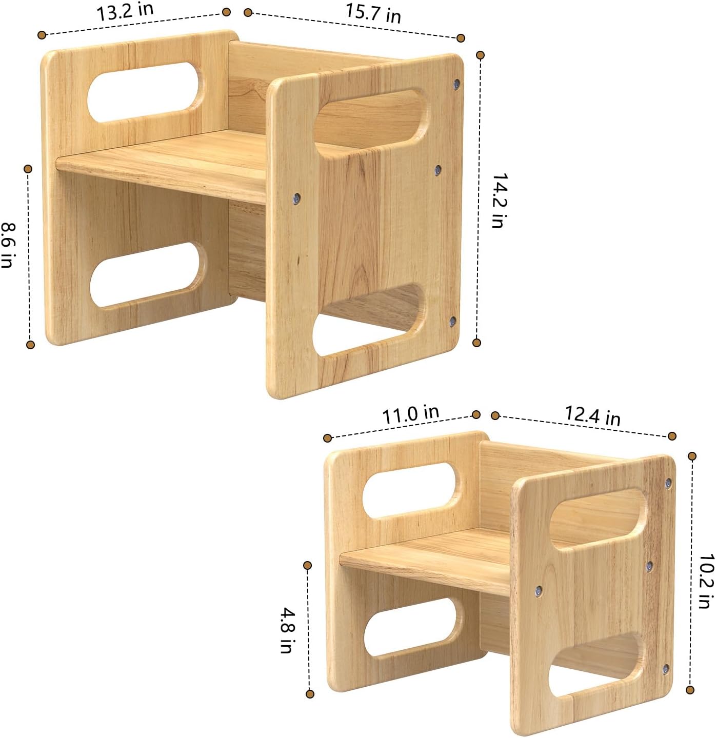 Montessori Afbouw Tafel- en Stoelenset