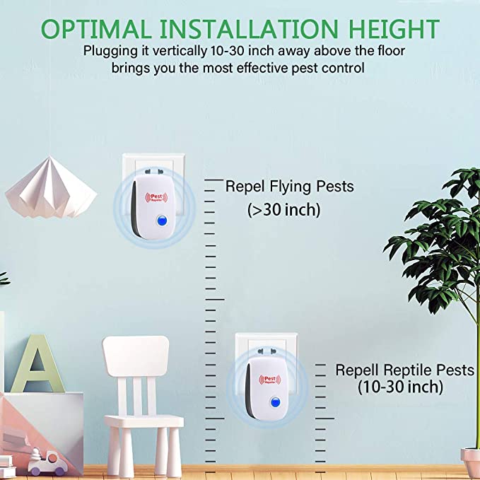 Ultrasonic Rat Repeller – Plug-In Rodent Control Device for Home & Garage
