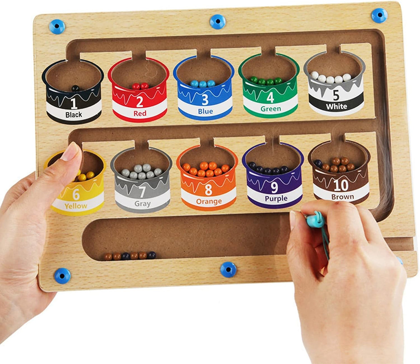 Color & Number Magnetic Board