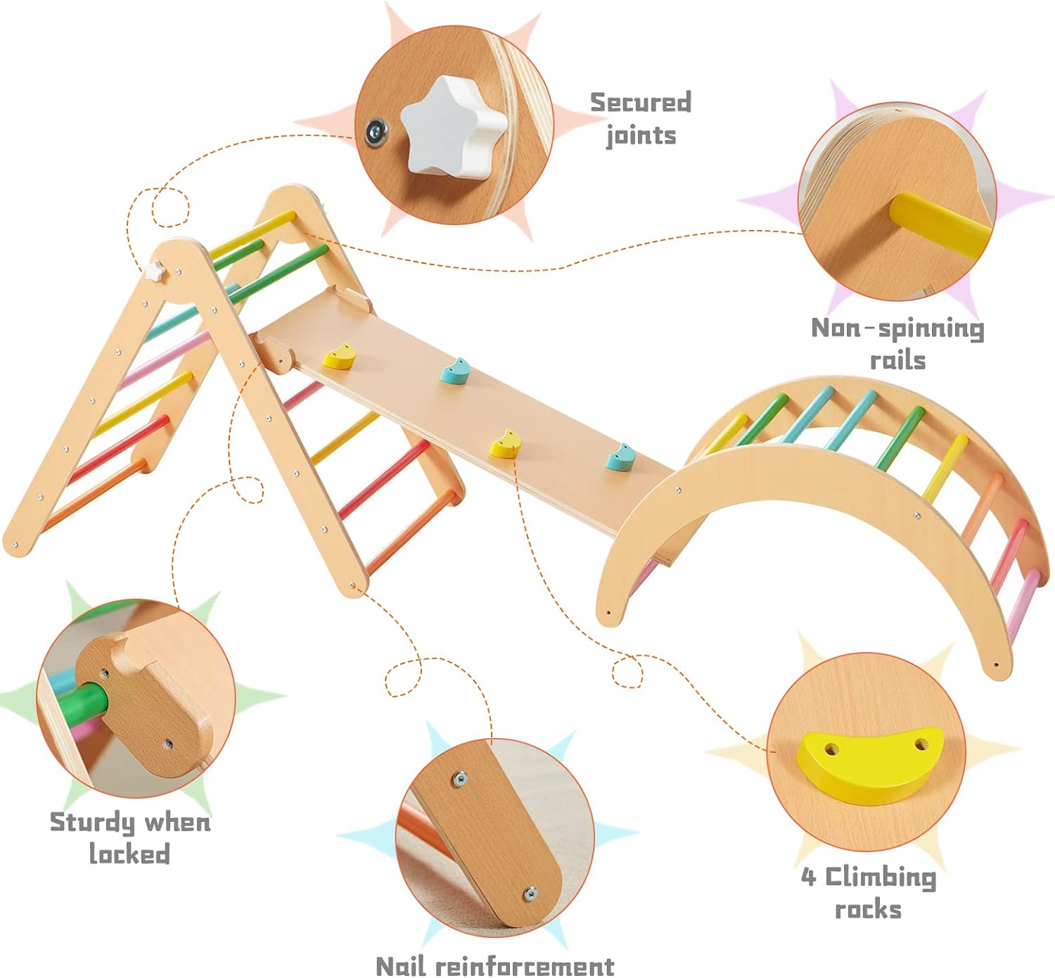 Estructura de escalada Montessori