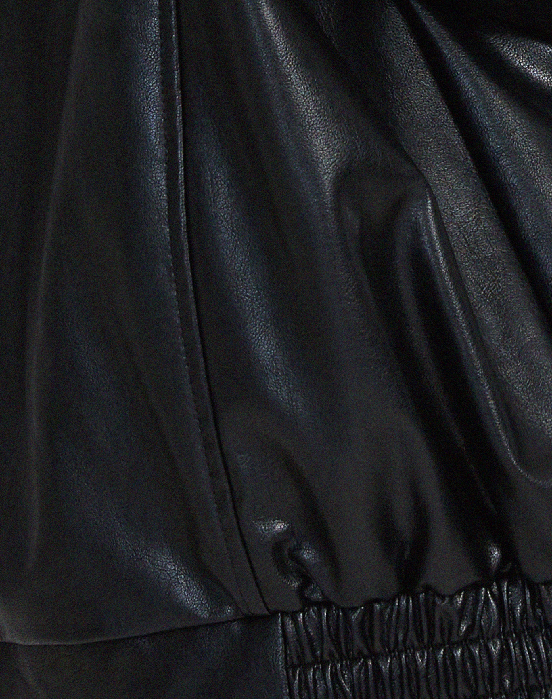 Puili | Loose Leather Jacket