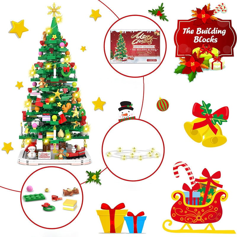 2024 Kerstboom Bouwspeelgoed Set